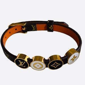 Louis Vuitton Brown Leather Bracelet